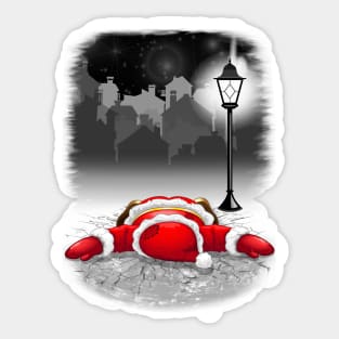 Christmas Santa Claus is Dead Sticker